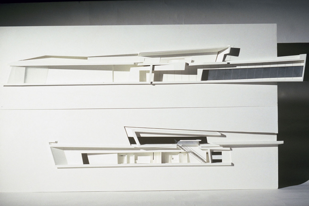 Comparelli Architect - Approach - Relief Model of Vitra Fire Station for Zaha