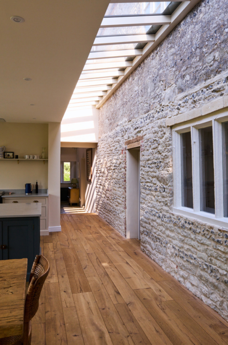 Wiltshire Farm House reimagined pentice roof